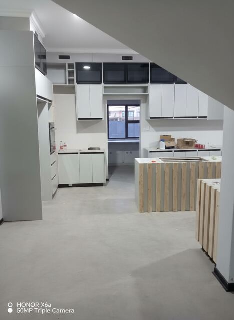 Blockwork walls rising