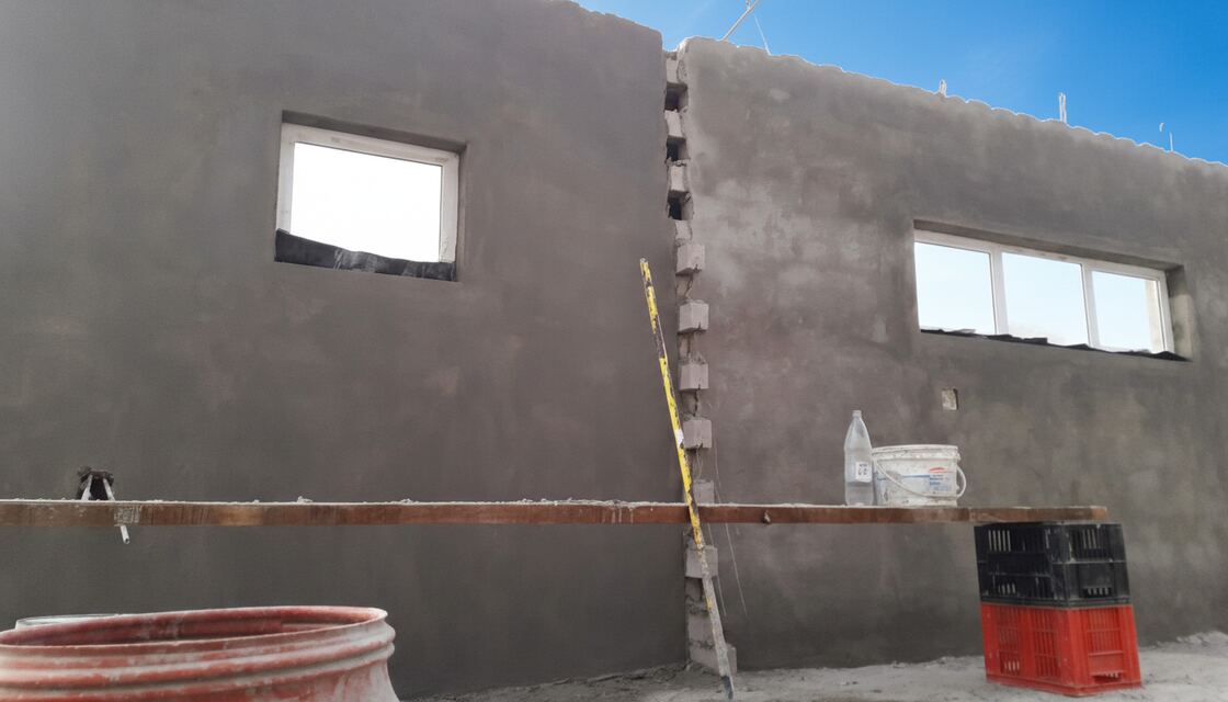 Brickwork and doorframes