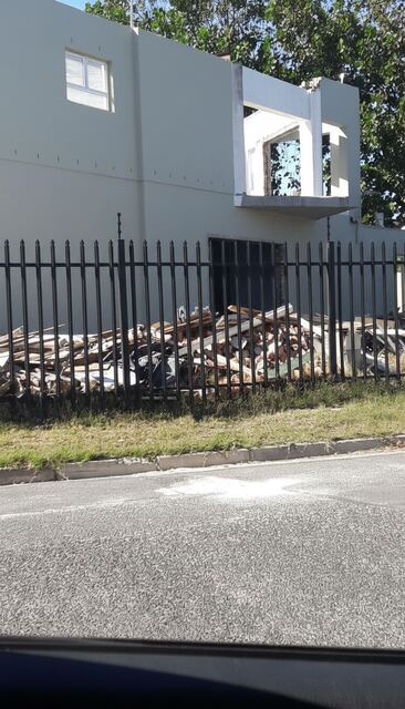 Site materials on exterior