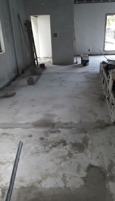 Interior plaster and stairway